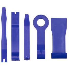 Jazooli 5 Piece Trim Remover Tool Car Van Motorhome Vehicle Dashboard Auto Pry Door Plastic Interior Panel Fastener Clip Dash Installation Removal Universal Kit Set