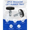 2 Pack 35mm Car Lift Rubber Pads for 2 Post