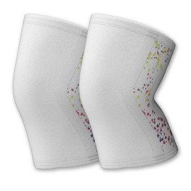 Knee Brace for Women Men Knee Pain ,(1 Pair)5mm Knee Compression Sleeve Knee Support for Injury Recovery, Non-Slip Running Braces for Training & Fitness, Weightlifting, Ball Sports Marble Bloom S