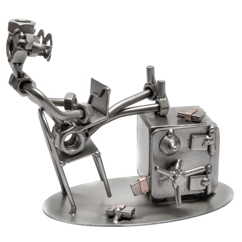 STEEMO Screw Man Office Safe Desk Decoration Pen Holder 16