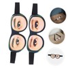 Gatuida 2pcs Sleep Mask Cute Eye Covers for Comfortable Sleeping
