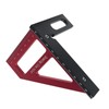 Woodworking Triangle Ruler Square Ruler 45° 90° Aluminum Alloy Carpenter