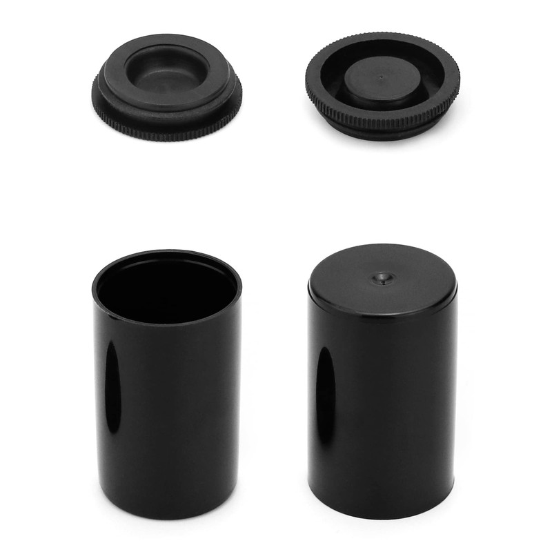 QWORK® 25 Pcs Film Canisters with Lids, Plastic Camera Reel
