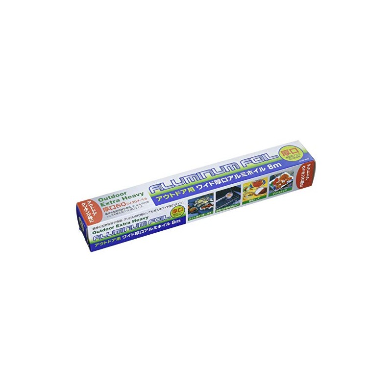 Captain Stag M-8495 Outdoor Wide Thick Aluminum Foil, 26.2 ft