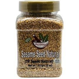 Desi Kitchen Spices All Natural | Salt Free | Vegan | NON GMO | Sesame Seed Natural | 8oz (227g)