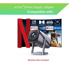 eeTao AC Power Cord Plug Lead Charger Compatible with iWIMIUS S29 Smart 4K Projector Charging Cable Power Supply 100V-240V