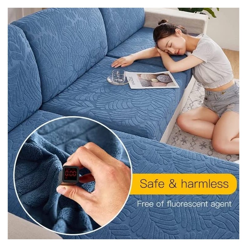 Jejiakell - Funda universal para sofá resistente al desgaste, funda