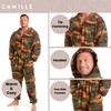 Camille Mens Super Soft Fleece Onesie - Hooded All in