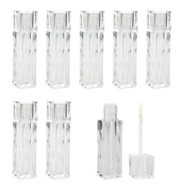 DIFEIUKI Lip Gloss Tubes Set of 8 Lip Containers, Lipstick Tubes, Transparent, Stylish, Portable, Convenient to Carry, Refill Containers, DIY, Handmade, Lip Gloss, Lipstick, Storage Containers, Makeup