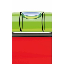 Sola water spirit level, 300 mm, red