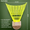 Badminton Birdies,Nylon Badminton Shuttlecocks with Stability Durability for Batting Practice