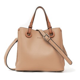 FIRANO 402290 3-Part Casual Chic 2-Way Handbag, Women's, Filano, brown (mocha)