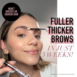 Glamnetic Full Volume Brow Enhancing Serum | Strengthens & Conditions | Infused with Custom Blend of Vitamins and Performance Based Ingredients | 0.1 fl oz