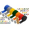Adjustable fastening straps, choice of colours, 25 mm x 2