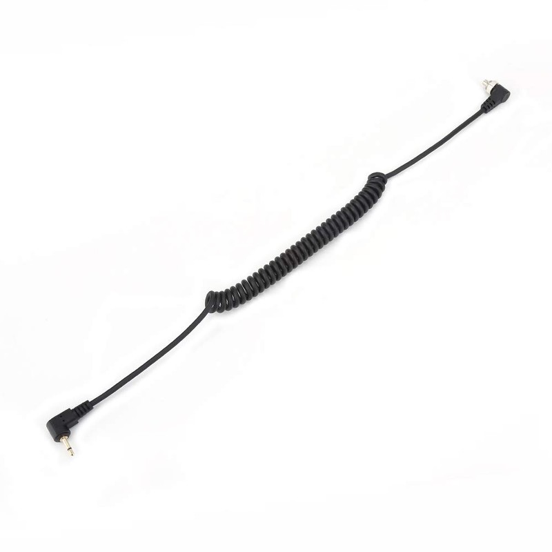 2.5mm to Male Flash PC Sync Cable, Extendable Flash Sync