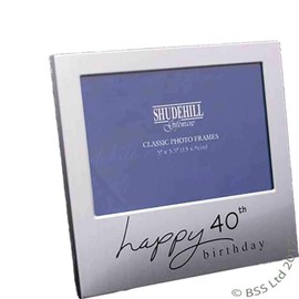 5" x 3" Happy 40th Birthday Photo Frame Occasion Gift Present 72240