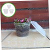Kisangel 9pcs Orchid Pots Use Breathable Design Drainage Holes for