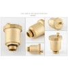 1 x Bleed Valve, Brass Automatic Bleed Valve, Male Thread,