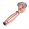 Retro Copper Handheld Shower Head Red Bronze