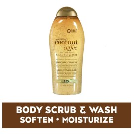 Jabón Líquido Corporal Ogx Coconut Coffee Exfoliante 577ml