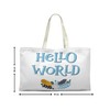 Le Jardin du Lin Printed Shopping Bag, Reusable Bag, Foldable,
