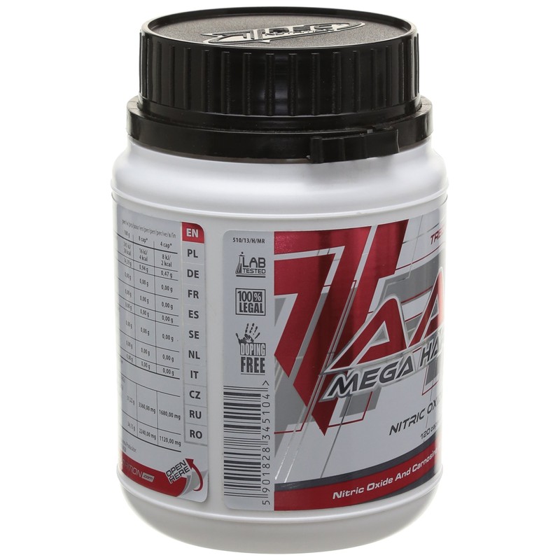 TREC NUTRITION Aakg Mega Hardcore, 1er Pack (1 x 120
