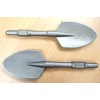 Lot of (2) Spade Shovel Head Bit Demolition Jack Hammer