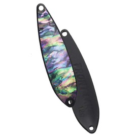 FOREST Spoon, Front Lake Abalone, 0.4 oz (12 g), #5, Black