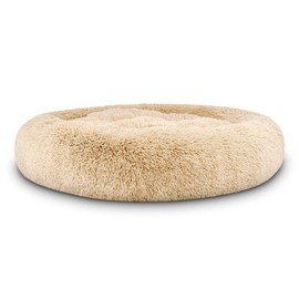 The Dog's Bed Replacement Cover ONLY for The Dog’s Bed Sound Sleep Donut Dog Bed Replacement Cover, XL Beige Plush, 114cm, Veterinary Approved