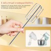 Abaodam Repuestos para Batidora de Mano 2 Pcs Acero Inoxidable