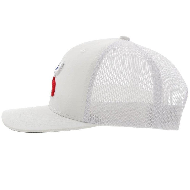 HOOEY Texican Adjustable Snapback Hat (White)