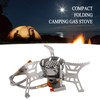 Camping Gas Stove with Gas Adapter Set Improves Burning Efficiency