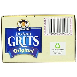 Quaker, Instant Grits, Original, 12 Count, 12oz Box (Pack of 6)