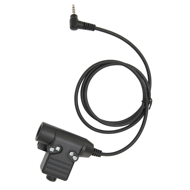 7.1mm Telescopic Throat Microphone Earpiece U94 PTT Suitable for Yaese