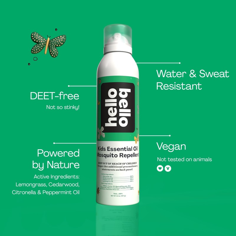 Hello Bello Mosquito Repellent Spray, 5oz Can