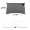 Grounding Pillowcase for Sleep, Contains 5% Silver Fibers, Cotton Grounding