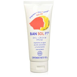 Ban Sol Protector Solar Gel, SPF 50, 100 g