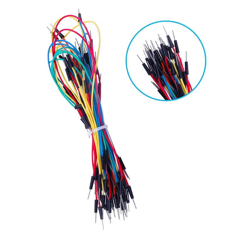 ELEGOO Lead Free Flexible Jumper Wire for Arduino 130pcs Male