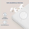 Dreamzie - Molton Mattress Protector 90 x 200 cm 100%