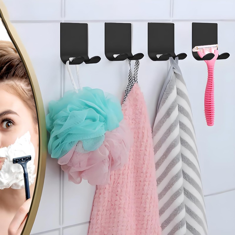 Razor Holder Shaver Hook Hanger Stand(2 Pack)Heavy Duty Self Adhesive