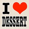 CafePress I Heart (Love) Dessert Tote Bag Natural Canvas Tote