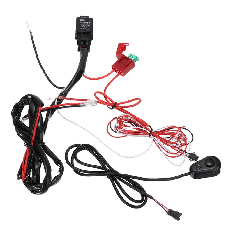 12Volt 40A Car Light Wire Set High Power One-Drive-Two Car