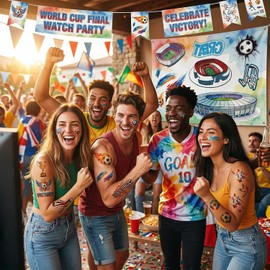 Tatuajes Temporales de Fútbol Acuarela, Stickers Soccer Coloridos con Diseño Artístico, Calcomanías del Mundial, para Fiesta, Eventos y Fotos (Modelos aleatorios)
