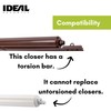 Ideal Security SK3015 Heavy Pneumatic Storm and Screen Door Closer