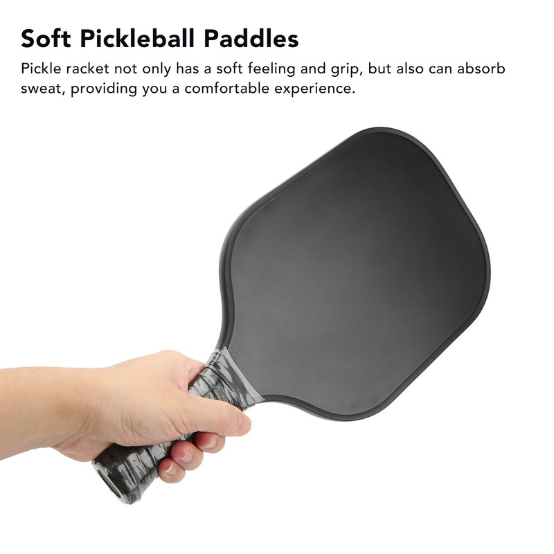 Pickleball Paddles Lightweight Fiberglass PP Pickle Racket for Indoor Outdoor