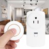 Household Appliances Controller 2-Way Wireless Power Outlet Remote Control SocketOrange