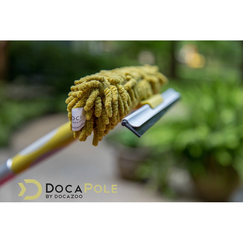 DOCA Telescoping Pole Attachment - Extension Pole for Cleaning, Feather