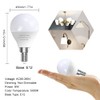 GOSCHE 6 Pack Bright Ceiling Fan Light Bulbs, 60 Watt