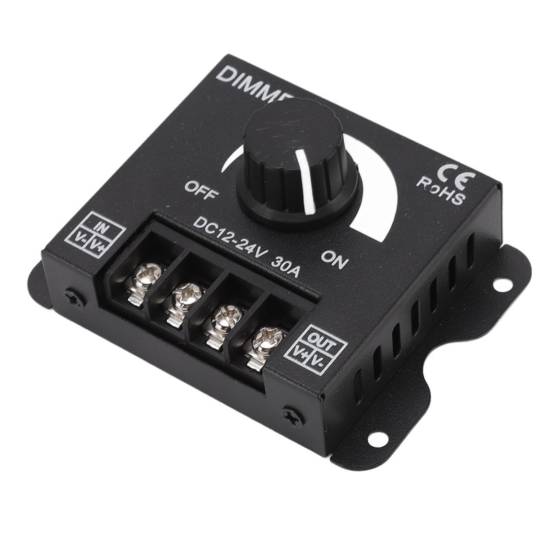 LED Dimmer Single Channel PWM Lighting Stepless Dimming Controller for