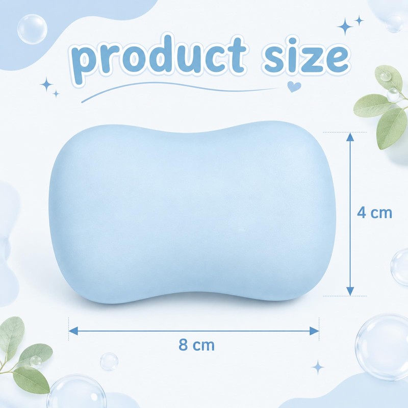 BLBATBK Soap Squishy, Blue Bar Shaped Figure With Bead Filled